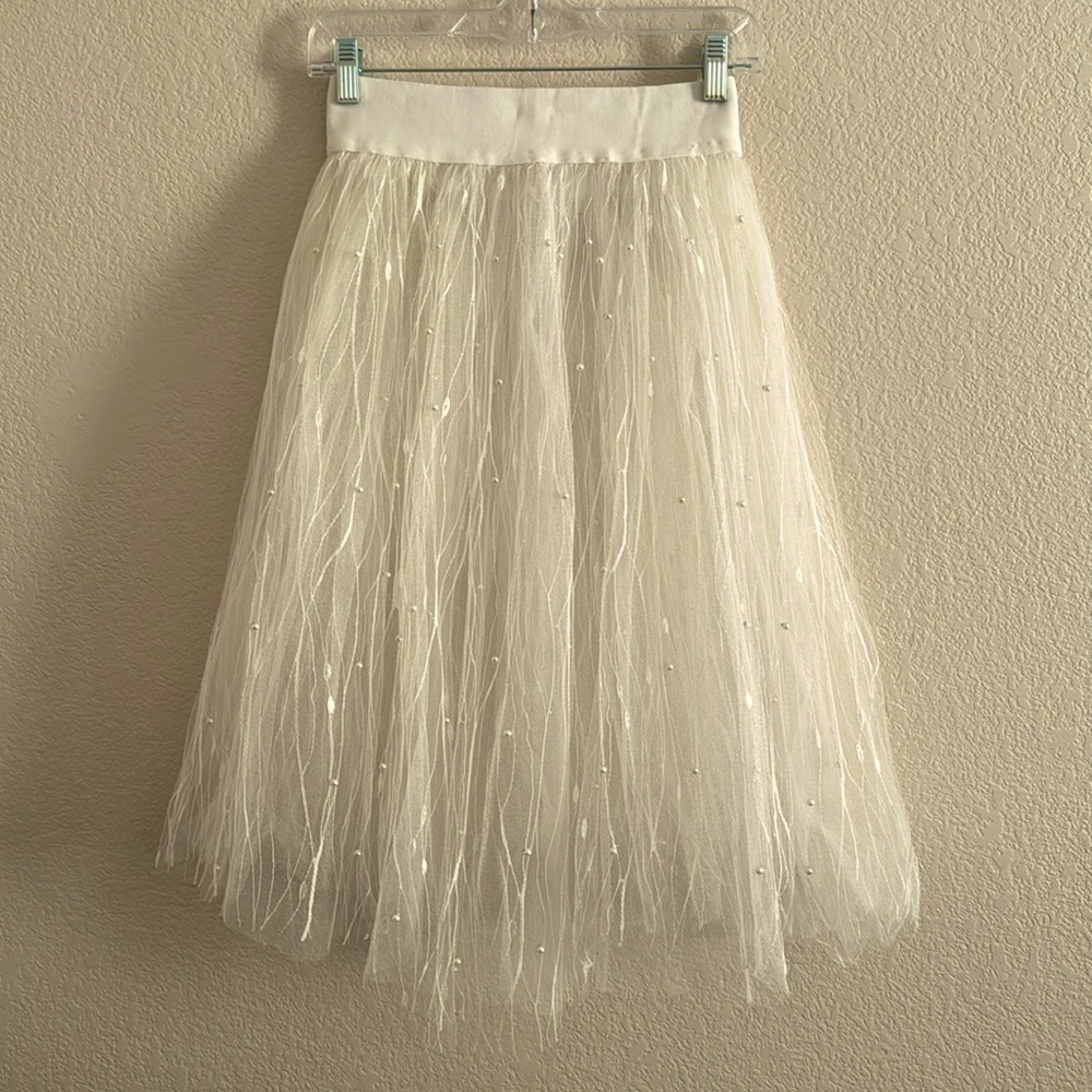 Pearl Net Skirt